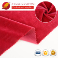 Warp Knit Polyester rouge velours stretch tecido veludo microfibre velor scholl velvet pantalon soft linguroy tissu